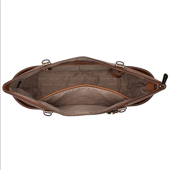 Brown Michael Kors Jet Set Tote Shoulder Bag - Picture 4 of 9